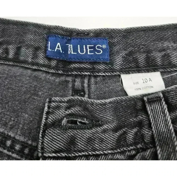 Vintage LA Blues Women's Size 10 Black High Rise Relax Fit 90s Jeans - Picture 5 of 9